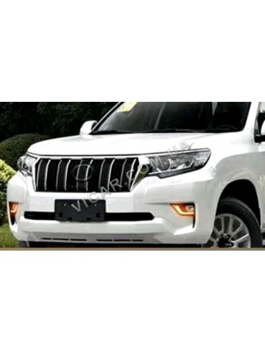 Крышки противотуманок с LED Prado 150 (18+)